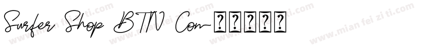 Surfer Shop BTN Con字体转换
